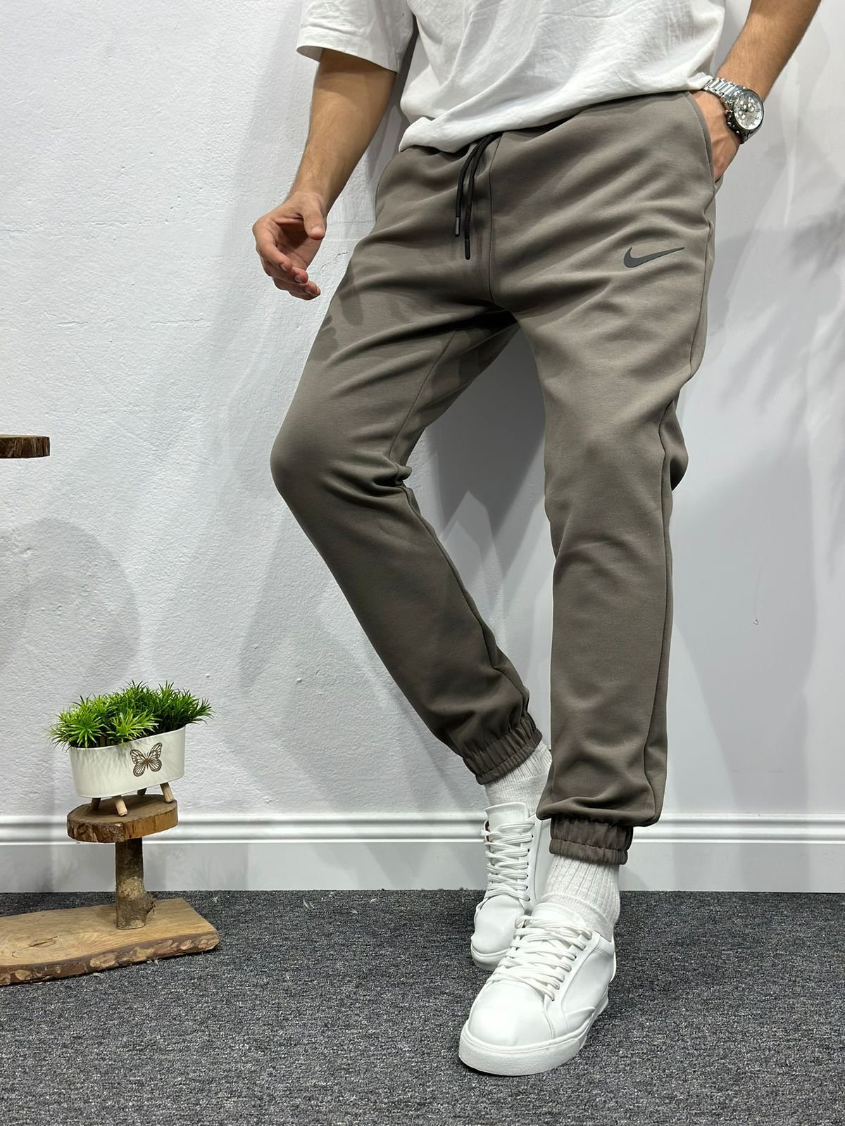 Trenerka Nike Tech Fleece - Khaki/Olive